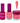 Wave Princess Collection 3-In-1 Matching Combo Set / 1 Gel Polish 0.5 oz. + 1 Lacquer 0.5 oz. + 1 Dip Powder 2 oz. / #94 Tangerine coral