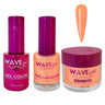 Wave Princess Collection 3-In-1 Matching Combo Set / 1 Gel Polish 0.5 oz. + 1 Lacquer 0.5 oz. + 1 Dip Powder 2 oz. / #95 Checkmate