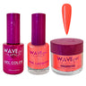 Wave Princess Collection 3-In-1 Matching Combo Set / 1 Gel Polish 0.5 oz. + 1 Lacquer 0.5 oz. + 1 Dip Powder 2 oz. / #97 Mula Dance