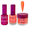 Wave Princess Collection 3-In-1 Matching Combo Set / 1 Gel Polish 0.5 oz. + 1 Lacquer 0.5 oz. + 1 Dip Powder 2 oz. / #98 Tension