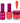 Wave Princess Collection 3-In-1 Matching Combo Set / 1 Gel Polish 0.5 oz. + 1 Lacquer 0.5 oz. + 1 Dip Powder 2 oz. / #99 Hot Kiss