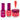 Wave Princess Collection 3-In-1 Matching Combo Set / 1 Gel Polish 0.5 oz. + 1 Lacquer 0.5 oz. + 1 Dip Powder 2 oz. / #99 Hot Kiss