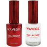 Wave Queen 2-In-1 Matching Duo Set / 1 Gel Polish 0.5 oz. + 1 Lacquer 0.5 oz. / #002 Royal White