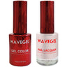 Wave Queen 2-In-1 Matching Duo Set / 1 Gel Polish 0.5 oz. + 1 Lacquer 0.5 oz. / #003 Sovereign