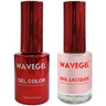 Wave Queen 2-In-1 Matching Duo Set / 1 Gel Polish 0.5 oz. + 1 Lacquer 0.5 oz. / #005 Sitting Tall