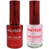 Wave Queen 2-In-1 Matching Duo Set / 1 Gel Polish 0.5 oz. + 1 Lacquer 0.5 oz. / #006 Princesses Rule