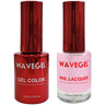 Wave Queen 2-In-1 Matching Duo Set / 1 Gel Polish 0.5 oz. + 1 Lacquer 0.5 oz. / #007 Dutch & Dutchess