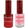 Wave Queen 2-In-1 Matching Duo Set / 1 Gel Polish 0.5 oz. + 1 Lacquer 0.5 oz. / #012 Pink Panther