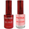 Wave Queen 2-In-1 Matching Duo Set / 1 Gel Polish 0.5 oz. + 1 Lacquer 0.5 oz. / #013 Buckingham Palace