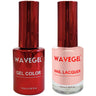 Wave Queen 2-In-1 Matching Duo Set / 1 Gel Polish 0.5 oz. + 1 Lacquer 0.5 oz. / #014 Her Majesty