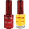 Wave Queen 2-In-1 Matching Duo Set / 1 Gel Polish 0.5 oz. + 1 Lacquer 0.5 oz. / #020 Limoncello