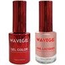 Wave Queen 2-In-1 Matching Duo Set / 1 Gel Polish 0.5 oz. + 1 Lacquer 0.5 oz. / #028 Emperor and Empress