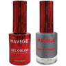 Wave Queen 2-In-1 Matching Duo Set / 1 Gel Polish 0.5 oz. + 1 Lacquer 0.5 oz. / #036 Tsarina