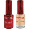 Wave Queen 2-In-1 Matching Duo Set / 1 Gel Polish 0.5 oz. + 1 Lacquer 0.5 oz. / #037 Maharaja