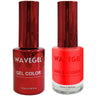 Wave Queen 2-In-1 Matching Duo Set / 1 Gel Polish 0.5 oz. + 1 Lacquer 0.5 oz. / #057 French Cognac