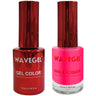 Wave Queen 2-In-1 Matching Duo Set / 1 Gel Polish 0.5 oz. + 1 Lacquer 0.5 oz. / #067 Rosy Posy