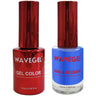 Wave Queen 2-In-1 Matching Duo Set / 1 Gel Polish 0.5 oz. + 1 Lacquer 0.5 oz. / #091 Ocean Blue