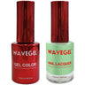 Wave Queen 2-In-1 Matching Duo Set / 1 Gel Polish 0.5 oz. + 1 Lacquer 0.5 oz. / #095 Caesar
