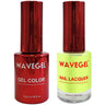 Wave Queen 2-In-1 Matching Duo Set / 1 Gel Polish 0.5 oz. + 1 Lacquer 0.5 oz. / #097 Cosmo Night