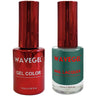 Wave Queen 2-In-1 Matching Duo Set / 1 Gel Polish 0.5 oz. + 1 Lacquer 0.5 oz. / #101 Heavenly Tenno