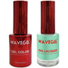 Wave Queen 2-In-1 Matching Duo Set / 1 Gel Polish 0.5 oz. + 1 Lacquer 0.5 oz. / #106 Soft Breeze