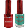 Wave Queen 2-In-1 Matching Duo Set / 1 Gel Polish 0.5 oz. + 1 Lacquer 0.5 oz. / #107 Tearoom