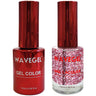 Wave Queen 2-In-1 Matching Duo Set / 1 Gel Polish 0.5 oz. + 1 Lacquer 0.5 oz. / #112 Pink Galore