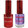 Wave Queen 2-In-1 Matching Duo Set / 1 Gel Polish 0.5 oz. + 1 Lacquer 0.5 oz. / #114 Royalty Rules