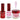 Wave Queen 3-In-1 Matching Combo Set / 1 Gel Polish 0.5 oz. + 1 Lacquer 0.5 oz. + 1 Dip Powder 2 oz. / #008 Passion