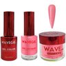 Wave Queen 3-In-1 Matching Combo Set / 1 Gel Polish 0.5 oz. + 1 Lacquer 0.5 oz. + 1 Dip Powder 2 oz. / #016 Queen's Orders