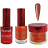 Wave Queen 3-In-1 Matching Combo Set / 1 Gel Polish 0.5 oz. + 1 Lacquer 0.5 oz. + 1 Dip Powder 2 oz. / #023 Cup of Tea