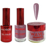 Wave Queen 3-In-1 Matching Combo Set / 1 Gel Polish 0.5 oz. + 1 Lacquer 0.5 oz. + 1 Dip Powder 2 oz. / #026 Mulberry