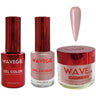 Wave Queen 3-In-1 Matching Combo Set / 1 Gel Polish 0.5 oz. + 1 Lacquer 0.5 oz. + 1 Dip Powder 2 oz. / #027 Medley