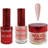 Wave Queen 3-In-1 Matching Combo Set / 1 Gel Polish 0.5 oz. + 1 Lacquer 0.5 oz. + 1 Dip Powder 2 oz. / #028 Emperor and Empress