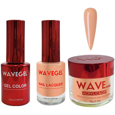 Wave Queen 3-In-1 Matching Combo Set / 1 Gel Polish 0.5 oz. + 1 Lacquer 0.5 oz. + 1 Dip Powder 2 oz. / #038 Sahara Sand