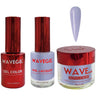 Wave Queen 3-In-1 Matching Combo Set / 1 Gel Polish 0.5 oz. + 1 Lacquer 0.5 oz. + 1 Dip Powder 2 oz. / #046 Periwinkle Princess