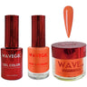 Wave Queen 3-In-1 Matching Combo Set / 1 Gel Polish 0.5 oz. + 1 Lacquer 0.5 oz. + 1 Dip Powder 2 oz. / #052 Burnt Orange