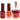 Wave Queen 3-In-1 Matching Combo Set / 1 Gel Polish 0.5 oz. + 1 Lacquer 0.5 oz. + 1 Dip Powder 2 oz. / #052 Burnt Orange
