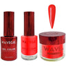 Wave Queen 3-In-1 Matching Combo Set / 1 Gel Polish 0.5 oz. + 1 Lacquer 0.5 oz. + 1 Dip Powder 2 oz. / #057 French Cognac