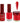 Wave Queen 3-In-1 Matching Combo Set / 1 Gel Polish 0.5 oz. + 1 Lacquer 0.5 oz. + 1 Dip Powder 2 oz. / #060 Wanted.. Red or Alive