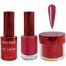 Wave Queen 3-In-1 Matching Combo Set / 1 Gel Polish 0.5 oz. + 1 Lacquer 0.5 oz. + 1 Dip Powder 2 oz. / #062 Privy Purse
