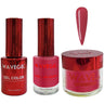 Wave Queen 3-In-1 Matching Combo Set / 1 Gel Polish 0.5 oz. + 1 Lacquer 0.5 oz. + 1 Dip Powder 2 oz. / #065 Berry Berry Broadway