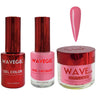 Wave Queen 3-In-1 Matching Combo Set / 1 Gel Polish 0.5 oz. + 1 Lacquer 0.5 oz. + 1 Dip Powder 2 oz. / #071 Bogota Blackberry