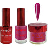 Wave Queen 3-In-1 Matching Combo Set / 1 Gel Polish 0.5 oz. + 1 Lacquer 0.5 oz. + 1 Dip Powder 2 oz. / #076 Alp
