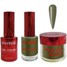 Wave Queen 3-In-1 Matching Combo Set / 1 Gel Polish 0.5 oz. + 1 Lacquer 0.5 oz. + 1 Dip Powder 2 oz. / #103 Camouflage Green