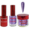 Wave Queen 3-In-1 Matching Combo Set / 1 Gel Polish 0.5 oz. + 1 Lacquer 0.5 oz. + 1 Dip Powder 2 oz. / #114 Royalty Rules