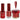 Wave Queen 3-In-1 Matching Combo Set / 1 Gel Polish 0.5 oz. + 1 Lacquer 0.5 oz. + 1 Dip Powder 2 oz. / #118 Deep Maroon