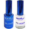Wave Royal Collection 2-In-1 Matching Duo Set / 1 Gel Polish 0.5 oz. + 1 Lacquer 0.5 oz. / #WR001 White on White!