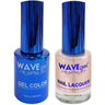 Wave Royal Collection 2-In-1 Matching Duo Set / 1 Gel Polish 0.5 oz. + 1 Lacquer 0.5 oz. / #WR004 Time for Tea!