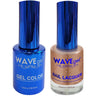 Wave Royal Collection 2-In-1 Matching Duo Set / 1 Gel Polish 0.5 oz. + 1 Lacquer 0.5 oz. / #WR009 High on Hierarchy